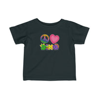 DINO-BUDDIES® - Peace Love DINO™ - Infant Fine Jersey Tee