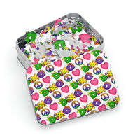 DINO-BUDDIES® - Peace Love DINO™ - Jigsaw Puzzle (30, 110, 252, 500,1000-Piece)