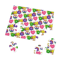 DINO-BUDDIES® - Peace Love DINO™ - Jigsaw Puzzle (30, 110, 252, 500,1000-Piece)