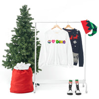 DINO-BUDDIES® - Peace Love DINO™ (One-Line) - Unisex Adult Crewneck Sweatshirt