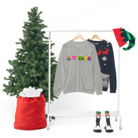 DINO-BUDDIES® - Peace Love DINO™ (One-Line) - Unisex Adult Crewneck Sweatshirt