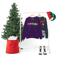 DINO-BUDDIES® - Peace Love DINO™ (One-Line) - Unisex Adult Crewneck Sweatshirt