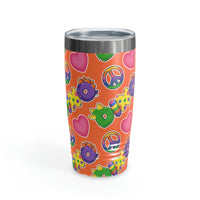 DINO-BUDDIES® - Peace Love DINO™ - Ringneck Tumbler, 20oz