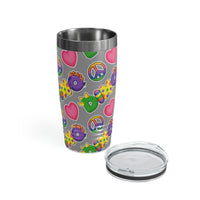 DINO-BUDDIES® - Peace Love DINO™ - Ringneck Tumbler, 20oz