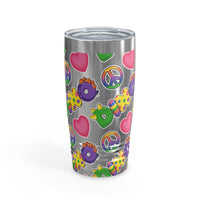 DINO-BUDDIES® - Peace Love DINO™ - Ringneck Tumbler, 20oz