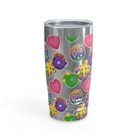 DINO-BUDDIES® - Peace Love DINO™ - Ringneck Tumbler, 20oz