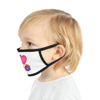DINO-BUDDIES® - Peace Love DINO™ (Square) - Kid's Face Mask