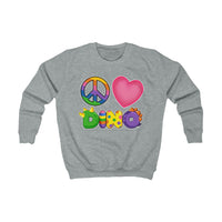 DINO-BUDDIES® - Peace Love DINO™ (Square) - Kid's Sweatshirt