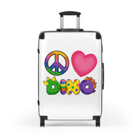 DINO-BUDDIES® - Peace Love DINO™ - (Square) Suitcases