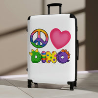 DINO-BUDDIES® - Peace Love DINO™ - (Square) Suitcases