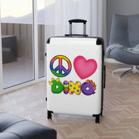 DINO-BUDDIES® - Peace Love DINO™ - (Square) Suitcases