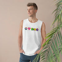 DINO-BUDDIES® - Peace Love DINO™ - Unisex Adult Barnard Tank