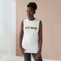 DINO-BUDDIES® - Peace Love DINO™ - Unisex Adult Barnard Tank