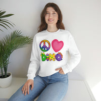 DINO-BUDDIES® - Peace Love DINO™ - Unisex Adult Crewneck Sweatshirt