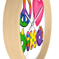 DINO-BUDDIES® - Peace Love DINO™ - Wall Clock