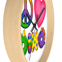 DINO-BUDDIES® - Peace Love DINO™ - Wall Clock