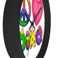 DINO-BUDDIES® - Peace Love DINO™ - Wall Clock