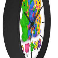 DINO-BUDDIES® - Peace Love DINO™ w/3 Dino-Buddies - Wall Clock