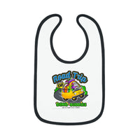 DINO-BUDDIES® - Road Trip! with Pap and his Dino-Bus™ - Baby Contrast Trim Jersey Bib