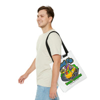 DINO-BUDDIES® - Road Trip! with Pap and his Dino-Bus™ - Tote Bag (Gusseted)