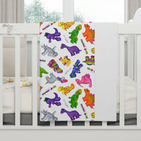 DINO-BUDDIES® - We're REAL Dino-Stars® - Soft Fleece Baby Blanket