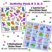 Dino-Buddies®™ Activity Pack #1 & 2 - Stickers