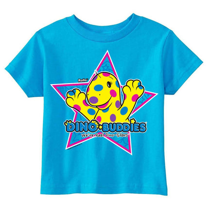 DINO-BUDDIES®™ - T-Shirts - Rollo Dino-Star Power - Turquoise