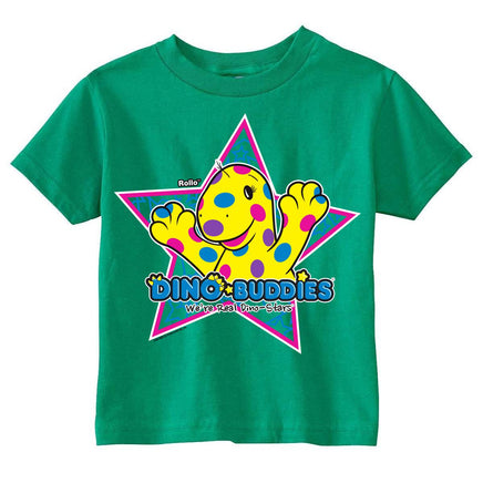 DINO-BUDDIES®™ - T-Shirts - Rollo Dino-Star Power - Kelly Green