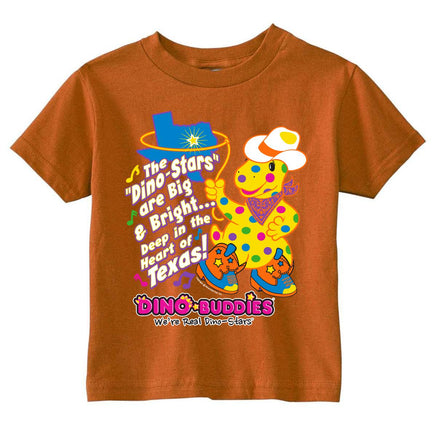 DINO-BUDDIES®™ - T-Shirts - Deep In The Heart of Texas - Texas Orange