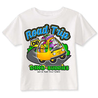 DINO-BUDDIES®™ - T-Shirts - Road Trip - White