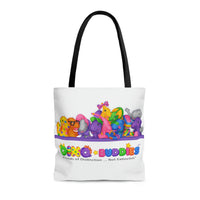 DINO-BUDDIES® - All the Dino-Buddies - They're Friends of Distinction ... Not Extinction™ - Tote Bag (Gusseted)