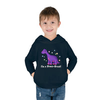 DINO-BUDDIES® - I'm a Dino-Star® with Casey (Brachiosaurus) - Toddler Pullover Fleece Hoodie