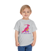 DINO-BUDDIES® - I'm a Dino-Star!® with Jamie (Parasaurolophus) - Cute Dinosaur T-Shirt Toddler