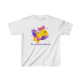 DINO-BUDDIES® - I'm a Dino-Star!® with Lisi (Pterodactyl) Flying - Cute Dinosaur T-Shirt Youth