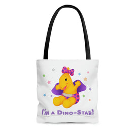DINO-BUDDIES® - I'm a Dino-Star!® with Lisi (Pterodactyl) - Tote Bag (Gusseted)