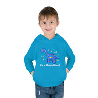 DINO-BUDDIES® - I'm a Dino-Star® with Patches (Apatosaurus) - Toddler Pullover Fleece Hoodie