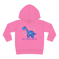 DINO-BUDDIES® - I'm a Dino-Star® with Patches (Apatosaurus) - Toddler Pullover Fleece Hoodie