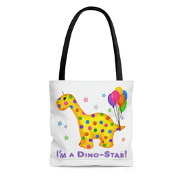 DINO-BUDDIES® - I'm a Dino-Star!® with Rollo (Apatosaurus) - Tote Bag (Gusseted)