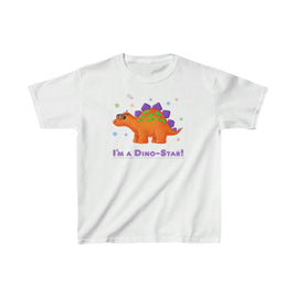 DINO-BUDDIES® - I'm a Dino-Star!® with Stanley (Stegosaurus) - Cute Dinosaur T-Shirt Youth