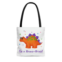 DINO-BUDDIES® - I'm a Dino-Star!® with Stanley (Stegosaurus) - Tote Bag (Gusseted)
