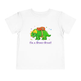 DINO-BUDDIES® - I'm a Dino-Star!® with Trey (Triceratops) - Cute Dinosaur T-Shirt Toddler