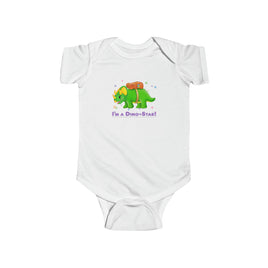 DINO-BUDDIES® - I'm a Dino-Star® with Trey (Triceratops) - Infant Fine Jersey Bodysuit