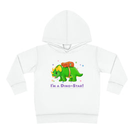 DINO-BUDDIES® - I'm a Dino-Star® with Trey (Triceratops)- Toddler Pullover Fleece Hoodie