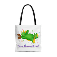 DINO-BUDDIES® - I'm a Dino-Star!® with Trey (Triceratops) - Tote Bag (Gusseted)