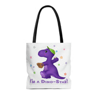 DINO-BUDDIES® - I'm a Dino-Star!® with Ty Bobb (T-Rex Tyrannosaurus) - Tote Bag (Gusseted)