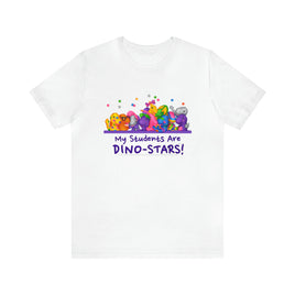 DINO-BUDDIES® - My Students Are Dino-Stars® Group - Unisex Adult Jersey Short Sleeve Tee