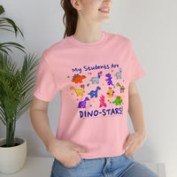 DINO-BUDDIES® - My Students Are Dino-Stars® - Unisex Adult Jersey Short Sleeve Tee