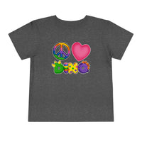 DINO-BUDDIES® - Peace Love DINO™ - Cute Dinosaur T-Shirt Toddler