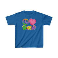 DINO-BUDDIES® - Peace Love DINO™ - Cute Dinosaur T-Shirt Youth