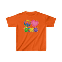 DINO-BUDDIES® - Peace Love DINO™ - Cute Dinosaur T-Shirt Youth
